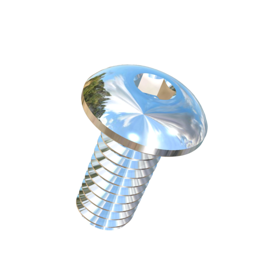 Titanium #4-48 X 1/4 UNF Button Head Socket Drive Allied Titanium Machine Screw
